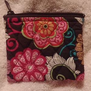 Vera Bradley 4.75 " zip bag